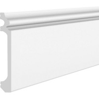 Напольный плинтус Stenopol 138х18х2000 мм под покраску C7118