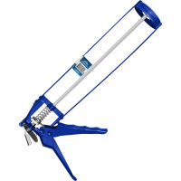Пистолет для герметика vertextools, 225 мм, скелет 2 мм 9017-03