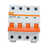 Автоматический выключатель TDM ELECTRIC ВА47-125 3Р 40А 15кА х-ка D SQ0223-0131