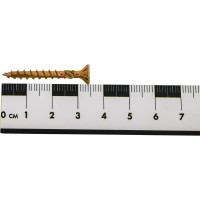 Саморез для дерева с фрезой INFIX потайн. 4х35 ЦЖ, TX 20 1000 шт. 66086