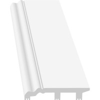 Напольный плинтус Stenopol 120х23х2000 мм под покраску C7233