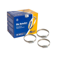 Хомут KRAFT 32-50 мм, нержавеющая сталь, уп. 50 шт. KT 880407