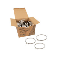 Хомут HELFER W2, 90-110 мм, нержавеющая сталь, уп. 25 шт. HF004062