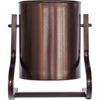 Металлическая урна Комплект-АГРО круглая 18 л KA7607