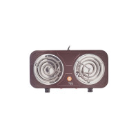 Электрическая плитка Centek CT-1509 Siberia 2 конфорки, ТЭН, 140 мм, 2000 Вт, индикатор работы