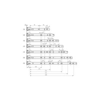 Роликовые направляющие MF DS10 400 мм, белые 10148v