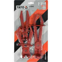 Набор изогнутых зажимов для шлангов YATO 3 предмета YT-08403