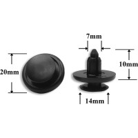 Автокрепеж для Honda/Lexus/Toyota 10 шт MU000262, 9046707166 КрепАвто 0406