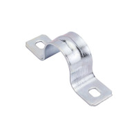 Крепежная двухлапковая скоба Рувинил d 20 мм метал. оцинк. уп.30 шт С21420