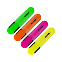 Маркер выделитель текста Kores набор 4 цвета, 0.5-5 мм 36140.02 1280162