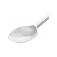 Одноразовые столовые ложки OfficeClean 100 шт., эконом, белые, 16 см 245851