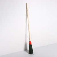 Полипропиленовая метла Сималенд № 10 с березовым черенком, бесфланцевая 7334714