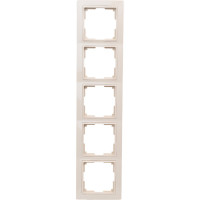 Рамка на 5 постов WERKEL - W0052003/ Электроустановочные изделия - (слоновая кость, basic) a051292