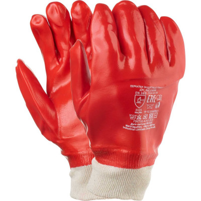 Перчатки FORT 0428 трикотаж с ПВХ подкладка Интерлок 00-10012271