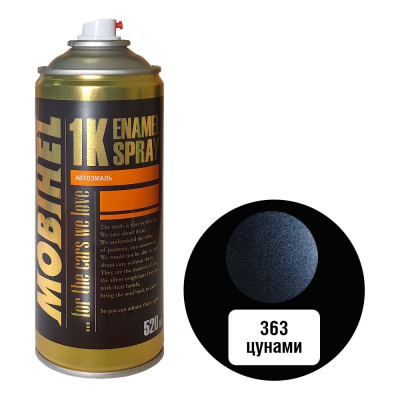 Краска MOBIHEL 363 Цунами, металлик, аэрозоль, 520 мл 41948702А
