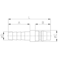 Куплунг под ерш папа CDC Pneumatics PH 40