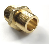 Ниппель латунный переходной пневмо 1/2"НР - 3/8"НР Профитт 9276287