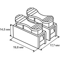 Пружинные монтажные клеммы duwi для осветительного оборудования СМК-823-2-10, 2,5мм2, 5 шт. 26738 6