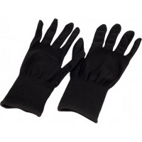 Перчатки для сборочных работ Fiberon полиэстер, без и/у, 9/L, черные, 123110