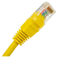 Патч-корд Pro Legend UTP категории 5E RJ-45 вилка - RJ-45 вилка, желтый, 5 м. PL1251