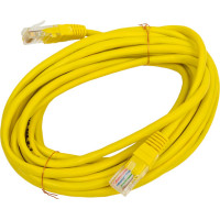 Патч-корд Pro Legend UTP категории 5E RJ-45 вилка - RJ-45 вилка, желтый, 5 м. PL1251