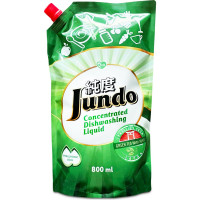 Гель для мытья посуды Jundo Премиум с ароматом зелёного чая с мятой, 0,8 л 4903720020036