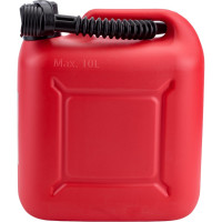 Канистра полиэтиленовая красная для ГСМ с заливным устройством 10 л REDMARK RM800010