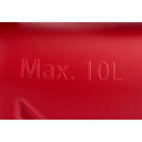 Канистра полиэтиленовая красная для ГСМ с заливным устройством 10 л REDMARK RM800010