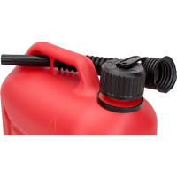 Канистра полиэтиленовая красная для ГСМ с заливным устройством 10 л REDMARK RM800010