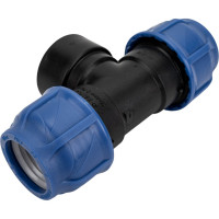 Компрессионный переходной тройник VALFEX ПНД, с внутренней резьбой, 40-1 1/2"-40 1210014011240