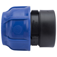 Компрессионная соединительная муфта VALFEX ПНД, с внутренней резьбой, 50x2" 121001250200