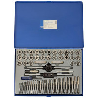 Набор метчиков и плашек Debever Machining Solutions М3 -12, 4-40 - 1/8NPT27, 60 предметов, метр/дюйм резьба DB-S-TD5060