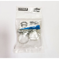 Стальной хомут Boutte 15 мм, ширина 14 мм, 2 шт. 0204366