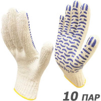 Рабочие перчатки Master-Pro®  ВОЛНА, 10 пар, 10 класс вязки 4907-WV-10