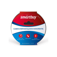 Самослипающаяся изолента Smartbuy 0,76x15 мм, 5 метров, черная SBE-RIT-15-05-b