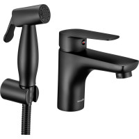 Смеситель для раковины Swedbe Mars однорычажный, с гигиеническим душем 1760B