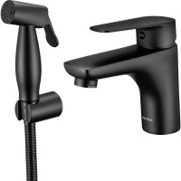 Смеситель для раковины Swedbe Mars однорычажный, с гигиеническим душем 1760B