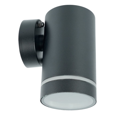 Садово-парковый светильник FERON DH1001, на стену, GX53, 230V, черный, 11708