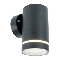 Садово-парковый светильник FERON DH1001, на стену, GX53, 230V, черный, 11708