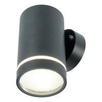 Садово-парковый светильник FERON DH1001, на стену, GX53, 230V, черный, 11708