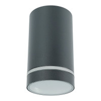 Садово-парковый светильник FERON DH1001, на стену, GX53, 230V, черный, 11708