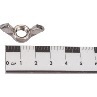 Барашковая гайка КРЕП-КОМП американский тип, нержавейка А2, DIN 315, М8, 50 шт. гбна8