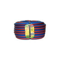 Поливочный шланг РемоКолор Сапфир ПВХ армированный, 3-х слойный, синий, фитинг, 1.85 мм, 3/4", 20 м 66-3-320