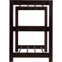 Тумба для обуви Мебелик Дольче темно-коричневый/металлик 4969