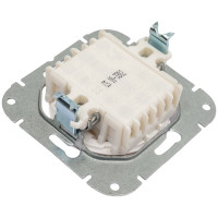 Механизм выключателя Bylectrica 2-клавишный, скрытая установка, серия ПРОВАНС, белый С510-3302