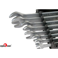 Набор ключей 8 предметов СЕРВИС КЛЮЧ  8.9.10.12.13.14.17.19, холодный штамп CR-V PROFFI 70020