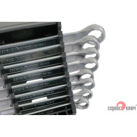 Набор ключей 8 предметов СЕРВИС КЛЮЧ  8.9.10.12.13.14.17.19, холодный штамп CR-V PROFFI 70020