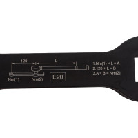 Ключ для тормозных суппортов грузовых автомобилей TORX 3/4 х E20 JTC -5595-E20 373471
