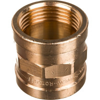 Муфта Viega ВВ, 1", бронза RX, равнопроходная 266561