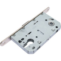 Замок под цилиндр пластиковый матовый никель Вантаж P85SN